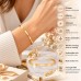 14 Karat Gold Plated 3.2mm Smooth Cuff Bracelet