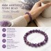 Amethyst Bead Stretch Bracelet