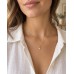 14/20 Gold Filled 3mm Lab Grown Diamond Drop Necklace