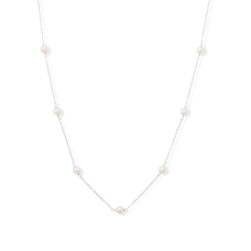 16" + 2" 6mm Cultured AAA Akoya Pearl Necklace