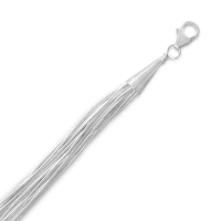 20 Strand Liquid Silver